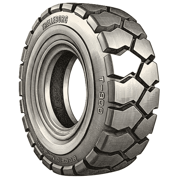 Pneumatic Forklift Tire