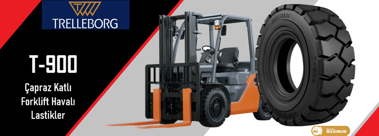 Trelleborg T-900 Forklift Havalı Lastikleri