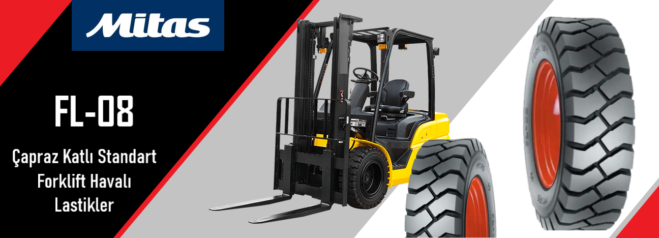 Mitas FL-08 Forklift Havalı Lastikleri