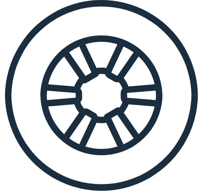 Trelleborg B-HD 31x5x7 (7.50-16) İş Makinası Dolgu Lastik (Siyah)